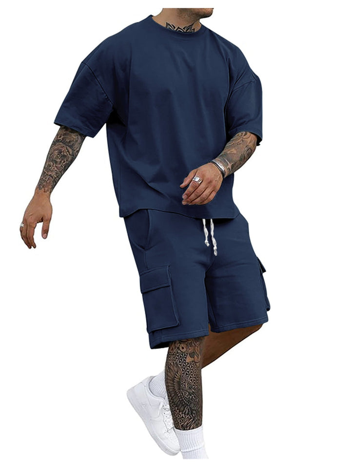 Herren Sportliches Cargo-Set W&W Mode