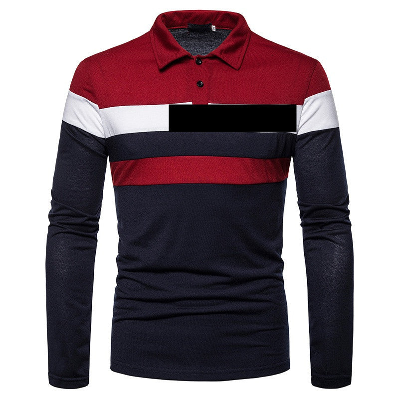 Herren Poloshirt mit modischem Blockstreifen-Design und hochwertiger Baumwolle WW