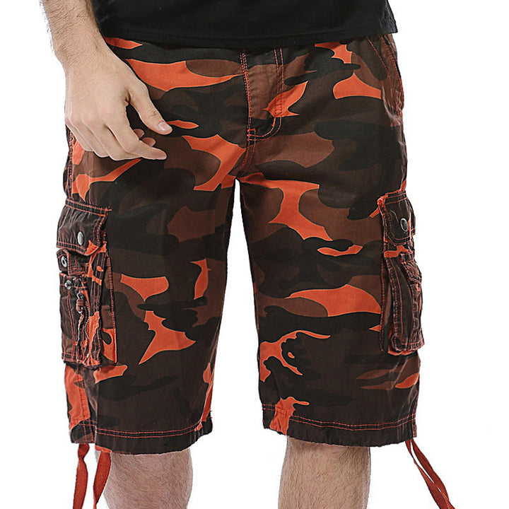 Herren Cargo-Shorts mit Mehrfachtaschen-Nutzungsdesign W&W Mode
