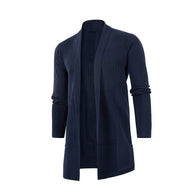 Damen Strickjacke mit offener Front und tiefem Kragen WW