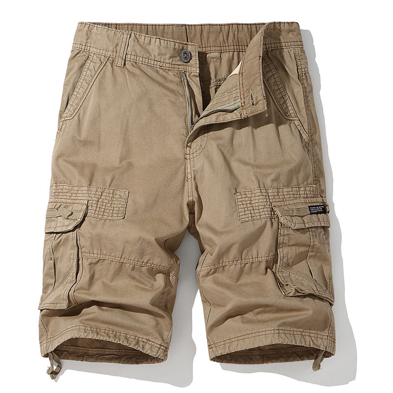 Herren Cargo Stil Multi-Taschen Shorts WW