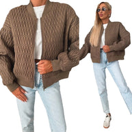 Damen Steppjacke im sportlich eleganten Design mit voluminösen Ärmeln WW