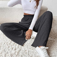 WW | Lockere gestrickte lange Hose