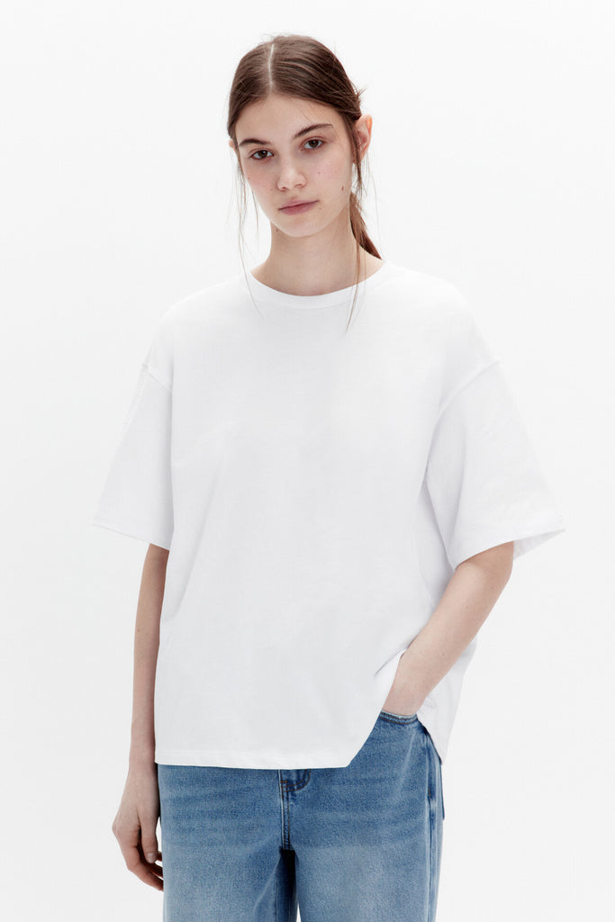 Damen lässiges Oversized T-Shirt aus hautfreundlichem Baumwollmix WW