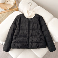 Damen Bequeme gesteppte Freizeitjacke mit hochschließendem Kragen und seitlichen Taschen WW