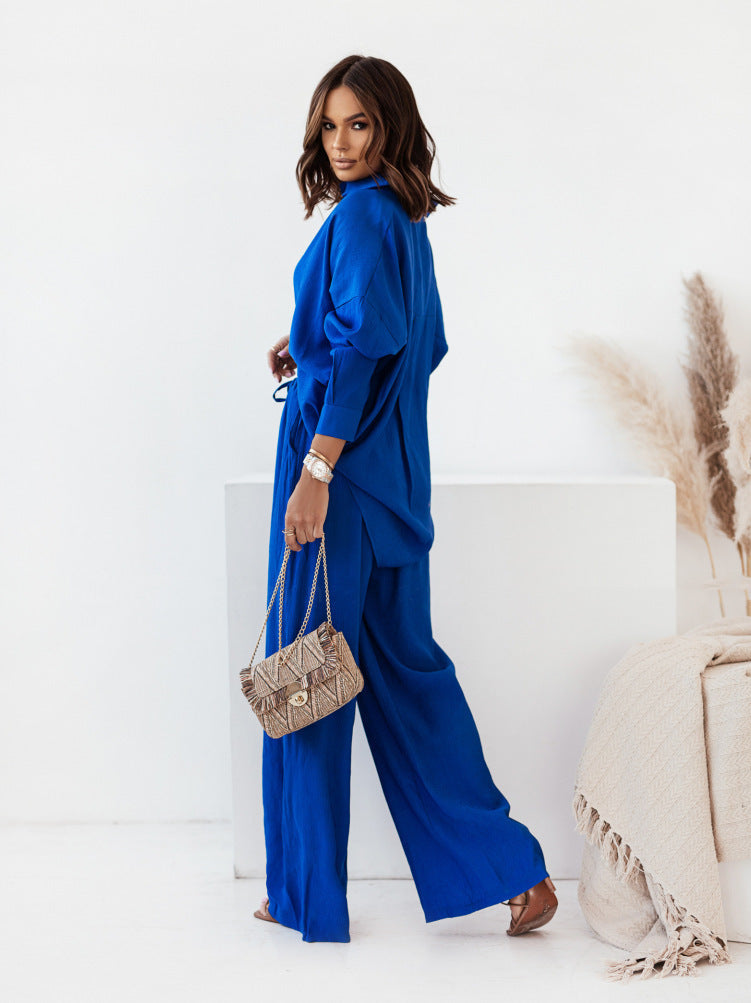 Damen lässiges Hemd mit weitem Schnitt und elegantem Stoff WW