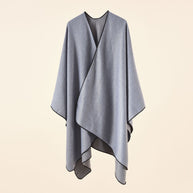 Damen elegante Wickeljacke aus hochwertigem Gewebe mit modernem Herringbone-Muster WW