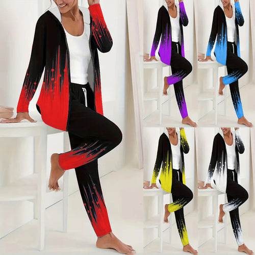 Damen Sportanzug mit einzigartigen Farbverlaufseffekten WW