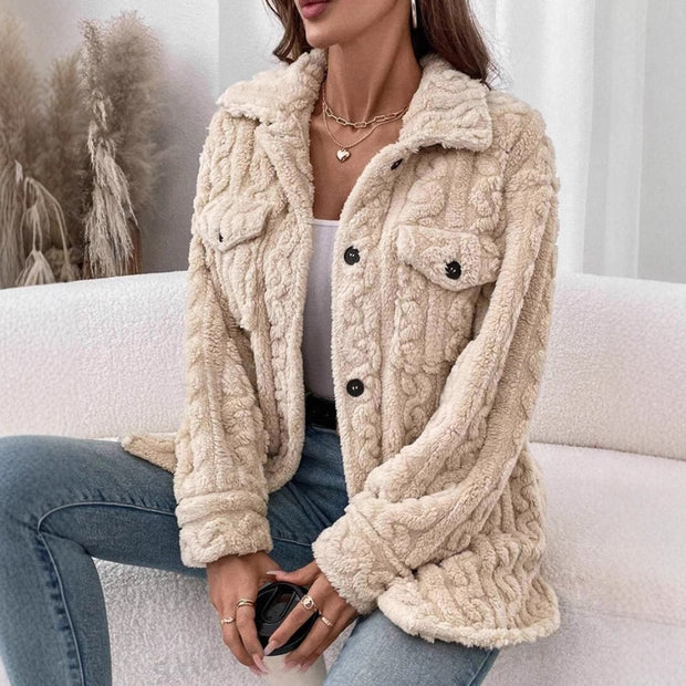 Damen Strickjacke mit strukturierter Oberfläche WW