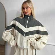 Damen Sportliche Jacke mit hohem Kragen WW