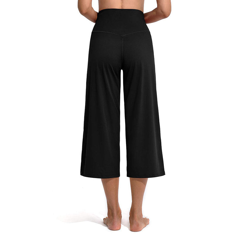 Damen Bequeme Sportliche Culotte mit hohem Bund und praktischen Taschen WW