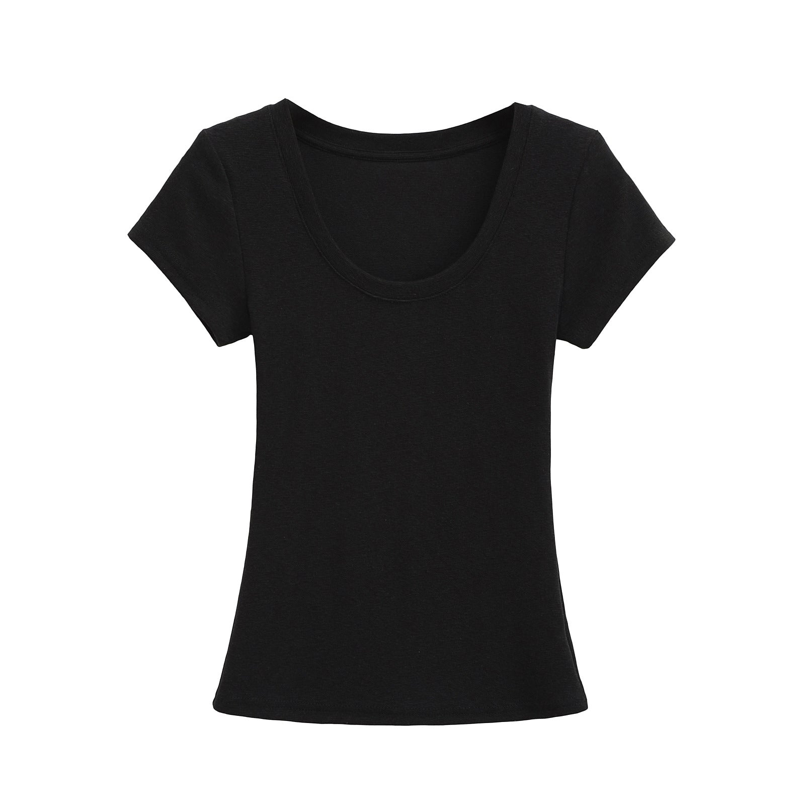 Damen Rundhals T-Shirt aus atmungsaktivem Material mit strukturierter Oberfläche WW