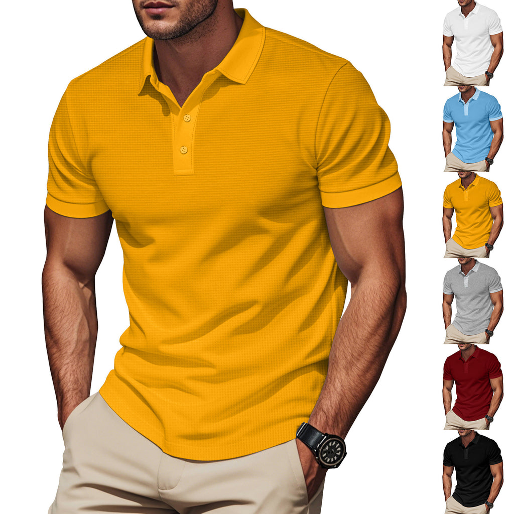 Herren Polo-Shirt mit strukturiertem Gewebe und modischen Akzenten WW