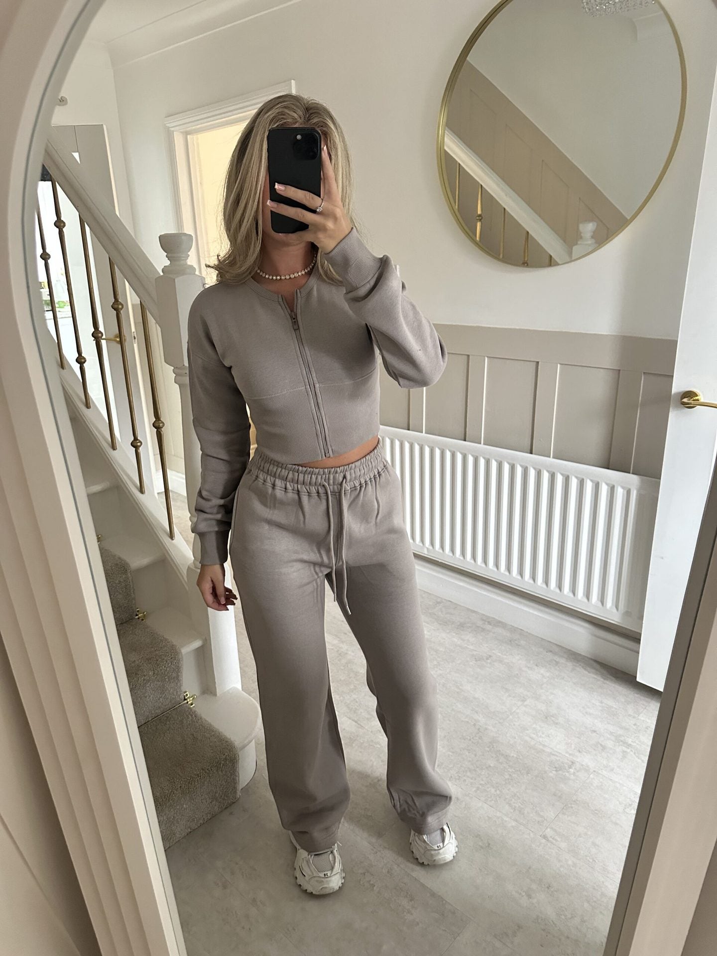 Damen sportliches Zweiteiler-Set WW