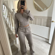 Damen sportliches Zweiteiler-Set WW