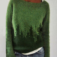 WW Waldmuster Pullover-Sweater