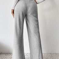 WW | Lockere gestrickte lange Hose