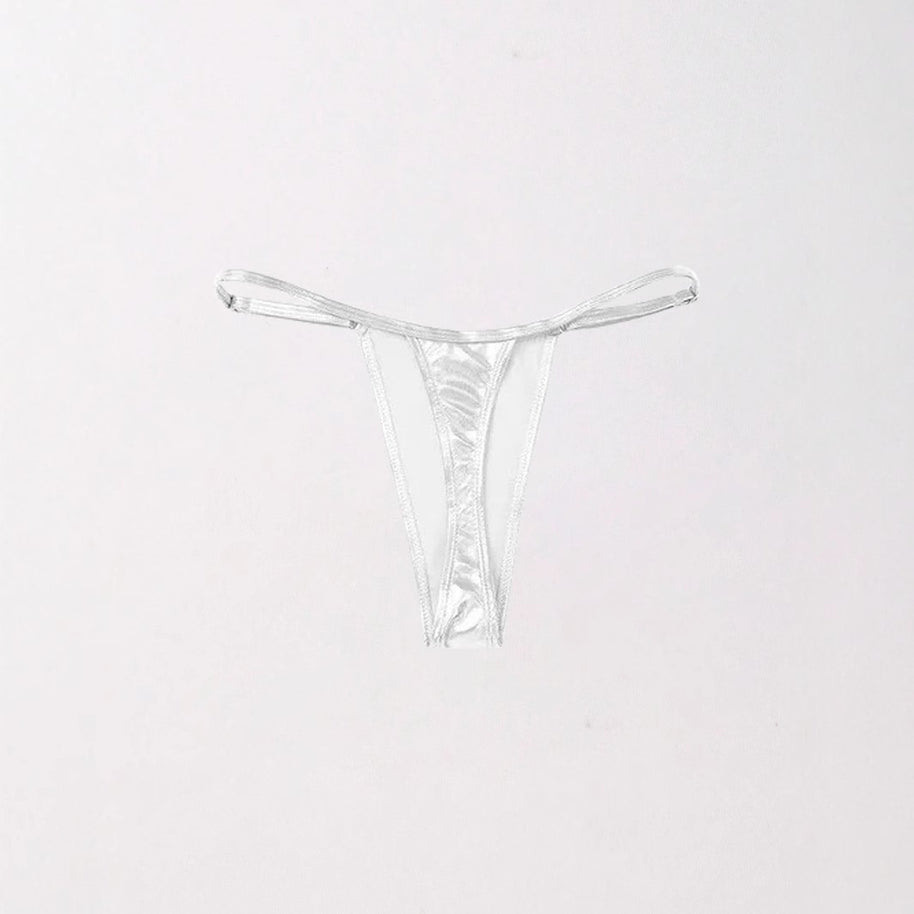 Damen Minimalistischer Spitzenstring W&W