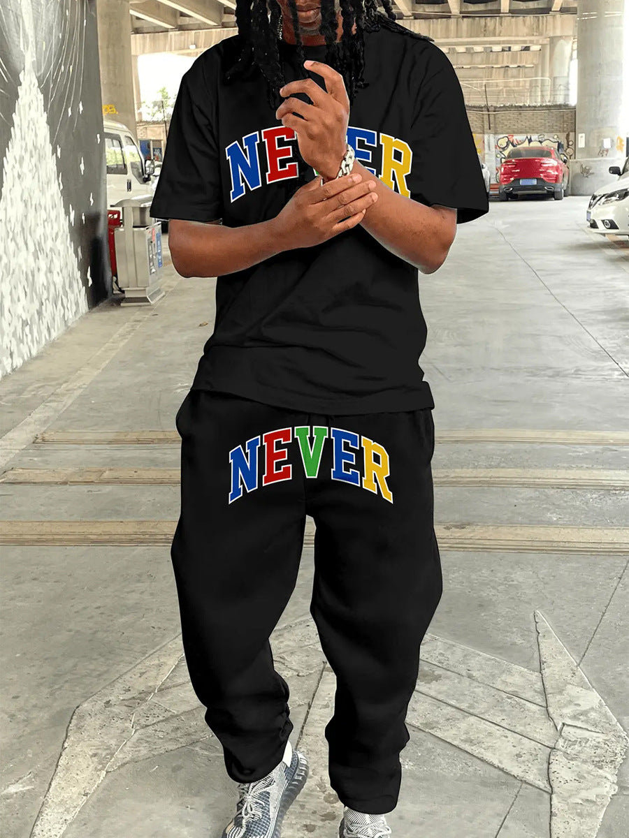 Damen Sportanzug mit motivierendem Aufdruck WW