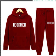 Damen Sportliches Hoodie- und Jogginghose-Set mit kontrastierendem Logo WW