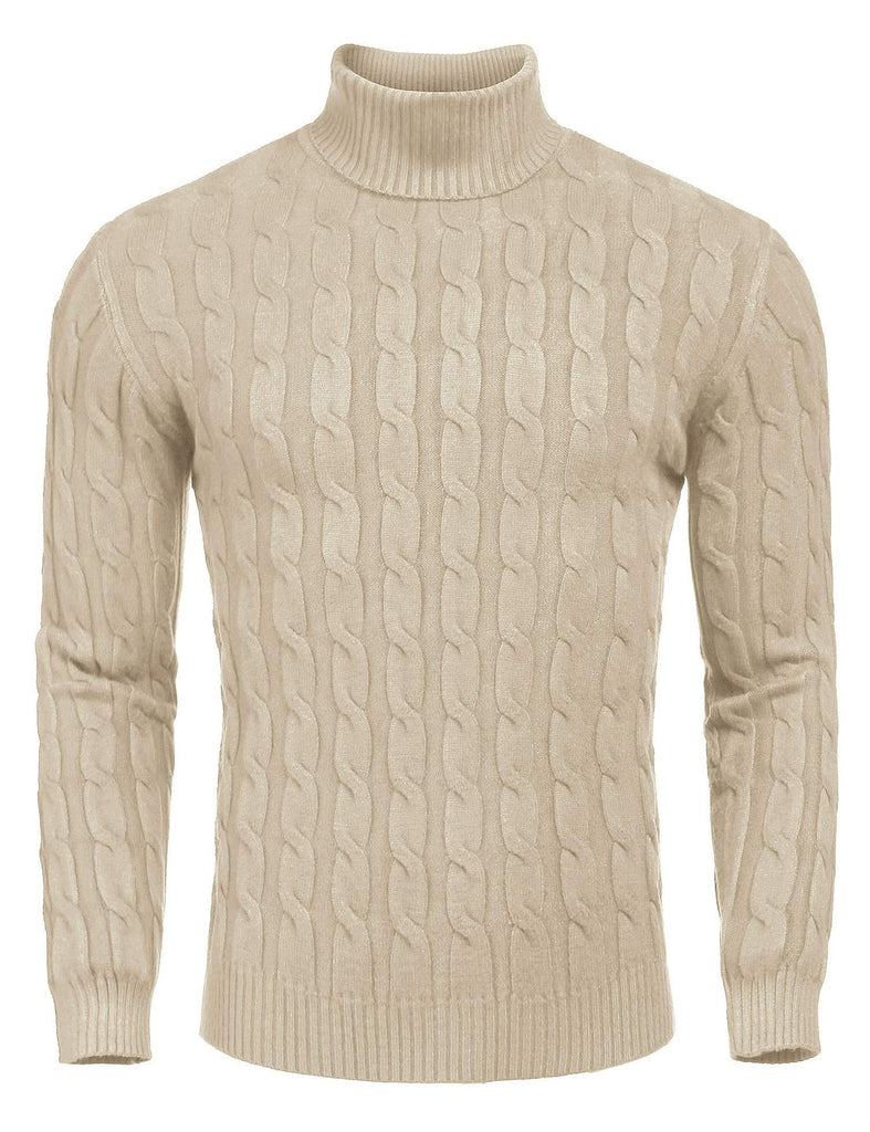 Herren Strickpullover mit aufwendigem Zopfmuster WW