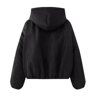 Damen sportliche Übergangsjacke mit hohem Kragen und praktischen Taschen WW