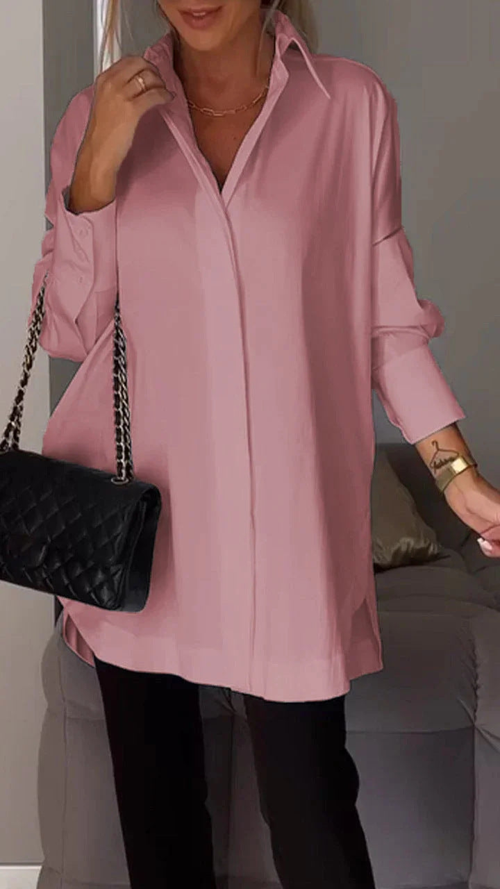 WW | Einfacher Pullover Langarmshirt
