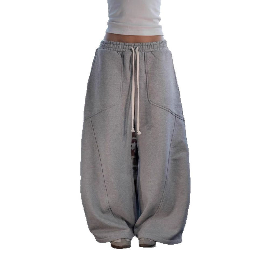 Herren Hohe Taille Entspannte Passform Jogginghose WW