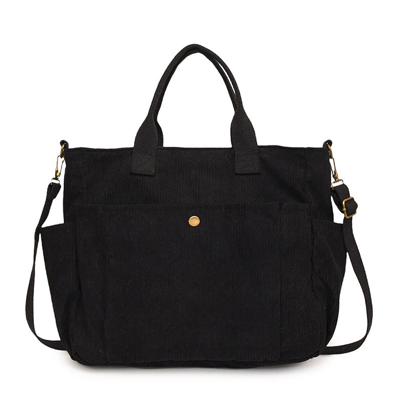 W&W Mode | Corduroy Schultertasche Mit Bequemem Band