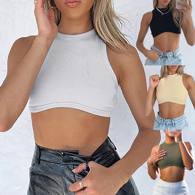 Damen sportliches Crop-Top WW
