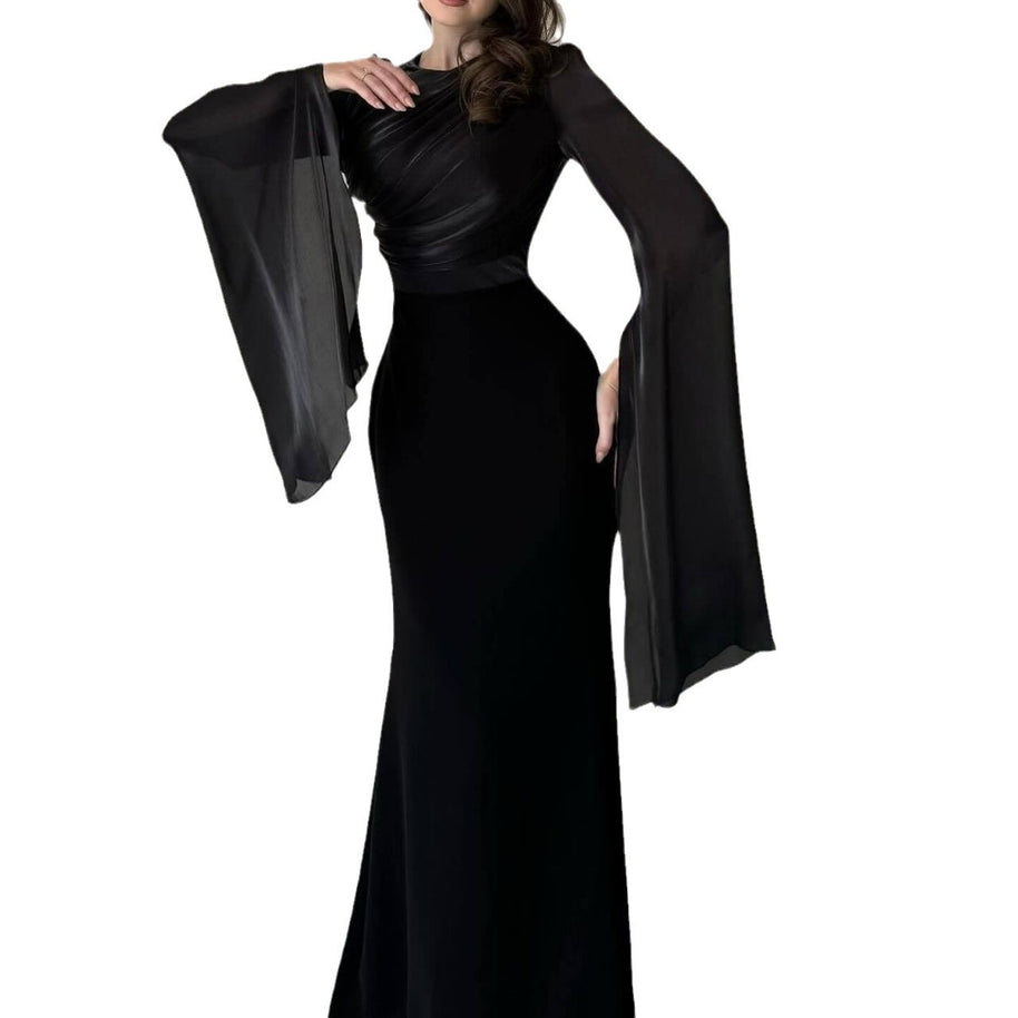 Damen Abendkleid mit eleganter Drapierung WW