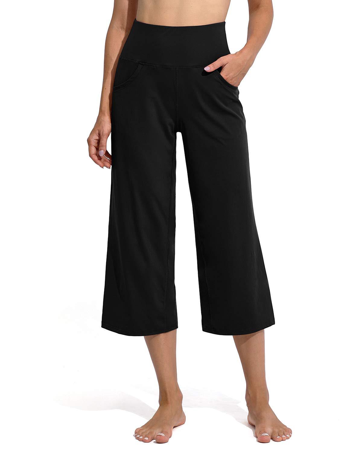 Damen Bequeme Sportliche Culotte mit hohem Bund und praktischen Taschen WW