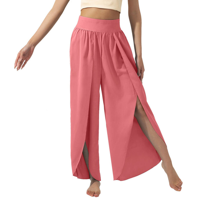 Damen luftige Culotte mit Seitenschlitzen W&W Mode