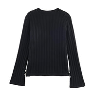 Damen Strickjacke mit elegantem V-Ausschnitt und praktischen Knöpfen WW