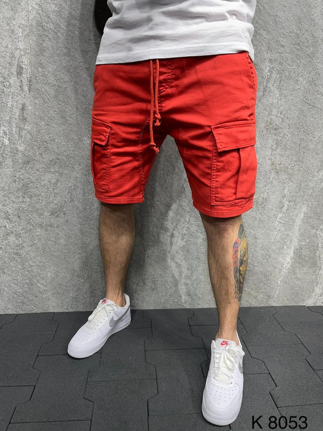 Herren Cargo-Shorts mit Utility-Taschen W&W Mode