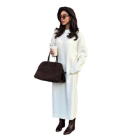 Damen Strickkleid mit eleganter Taillierung WW
