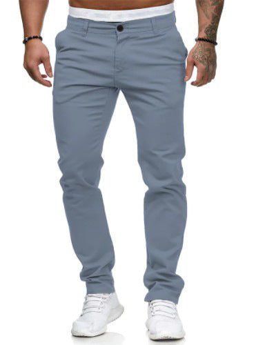 Herren maßgeschneiderte Slim-Fit Chino-Hosen WW