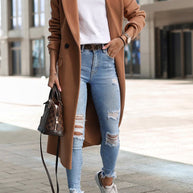 WW | Ripped Raw Edge Skinny Jeans