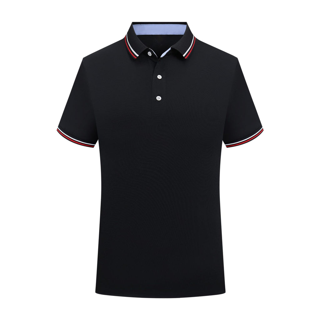 Herren Poloshirt mit kontrastierenden Streifen WW