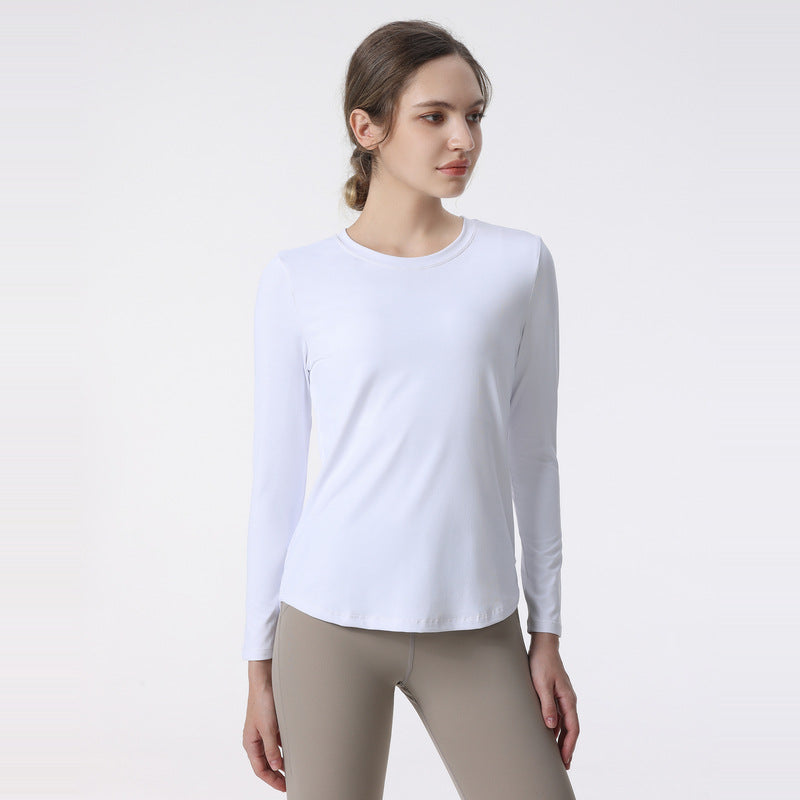 Damen Atmungsaktives Langarm-Sportshirt mit UV-Schutz und feuchtigkeitsableitender Technologie WW