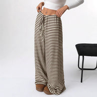 Damen bequeme Relaxhose mit weichem Material und elastischem Bund WW