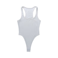 Damen Body mit tiefem U-Ausschnitt und verstellbaren Trägern W&W