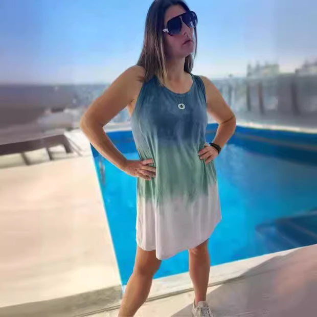 Damen ärmelloses Sommerkleid WW