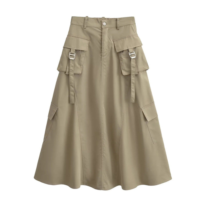 Damen Cargo-Rock mit praktischen Taschen und elegantem Schnitt W&W Mode