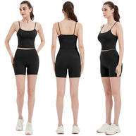 Damen Sportliches Top und Shorts Set WW