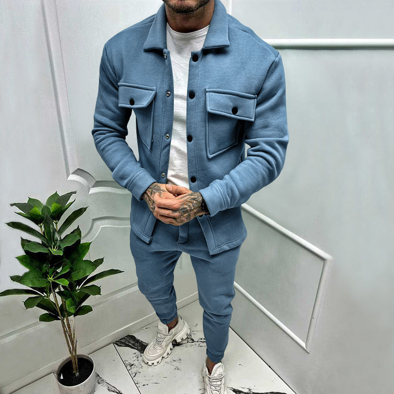 W&W Mode | 2 Teiliges Wildleder Satz Hemd Und Hose