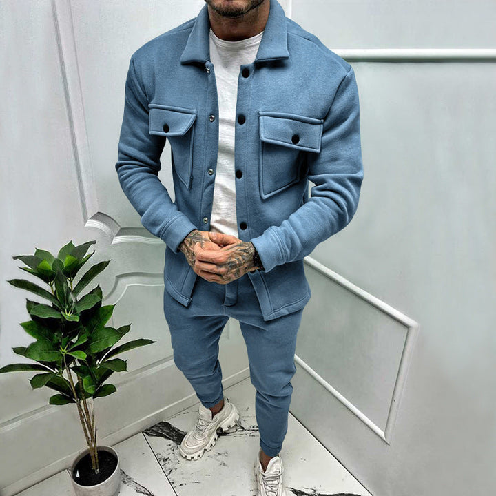 W&W Mode | 2 Teiliges Wildleder Satz Hemd Und Hose