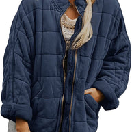 Damen Steppjacke mit hochwertiger Füllung und seitlichen Taschen WW