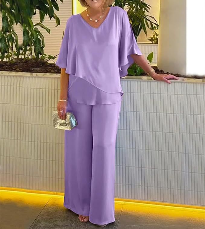 Damen Jumpsuit mit elegantem Layering und großzügigem Schnitt WW