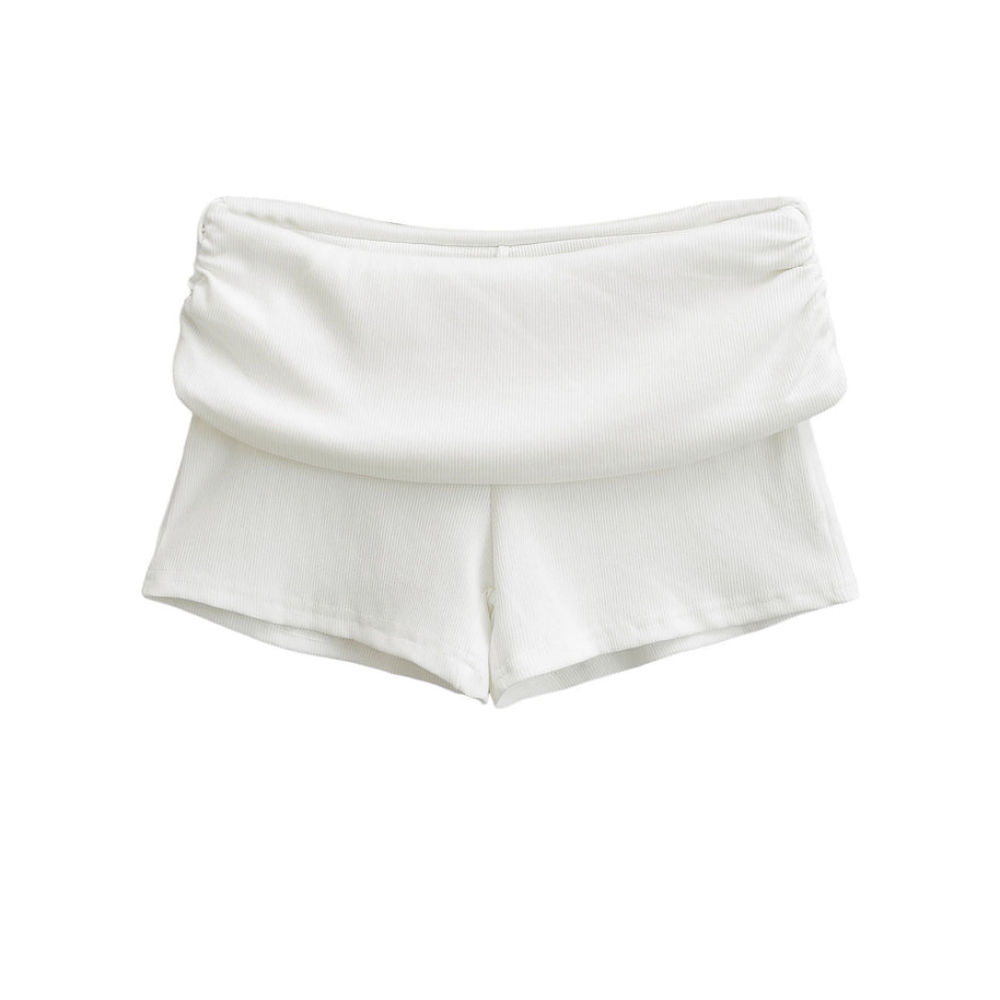 Damen Sportliche Jersey-Shorts mit breitem Bündchen WW